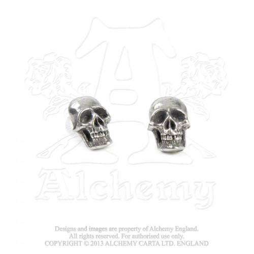 Alchemy Gothic E342 Mortuarium Stud Earrings (pair)