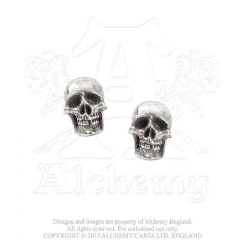 Alchemy Gothic E342 Mortuarium Stud Earrings (pair)