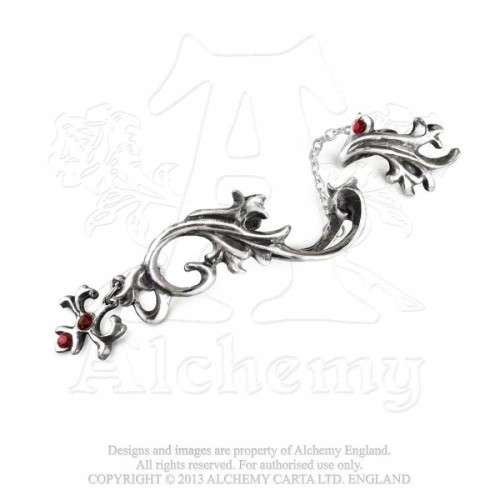Last Chance! Alchemy Gothic E263 Sylvanus Stud Ear-Wrap (right)