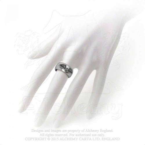 Last Chance! Alchemy Gothic AG-R207 Desolation ring - UK Size T | US Size -9