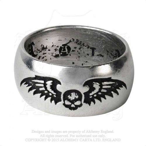 Last Chance! Alchemy Gothic AG-R207 Desolation ring - UK Size T | US Size -9
