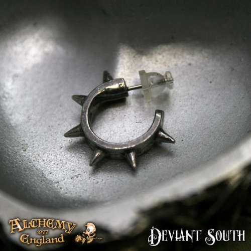 Last Chance! Alchemy Gothic E221 Spike Cuff Single Stud Earring (sold individually)
