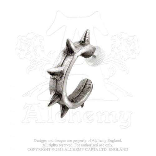 Last Chance! Alchemy Gothic E221 Spike Cuff Single Stud Earring (sold individually)