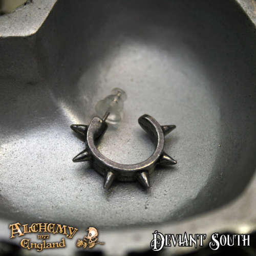 Last Chance! Alchemy Gothic E221 Spike Cuff Single Stud Earring (sold individually)