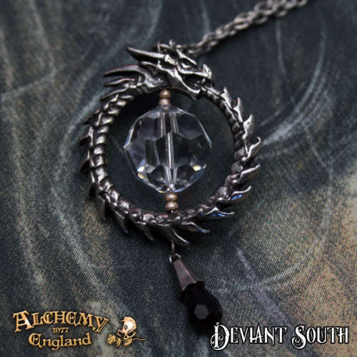 Alchemy Gothic P680 Sophia`s Opus Fine English Pewter necklace with Swarovski Element
