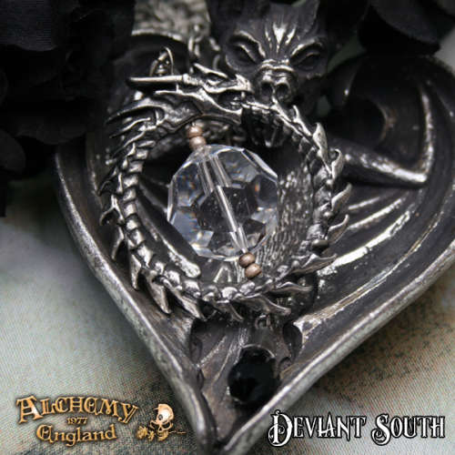 Alchemy Gothic P680 Sophia`s Opus Fine English Pewter necklace with Swarovski Element