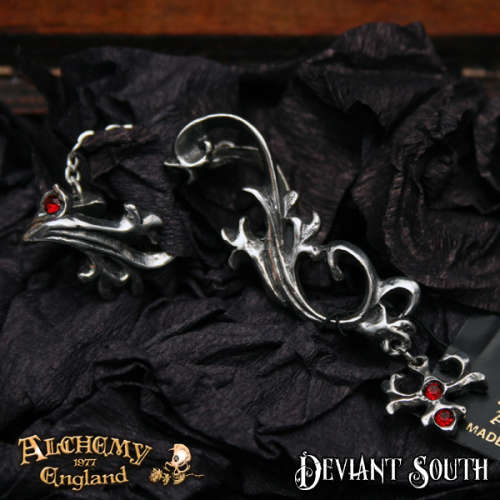 Last Chance! Alchemy Gothic E263 Sylvanus Stud Ear-Wrap (right)