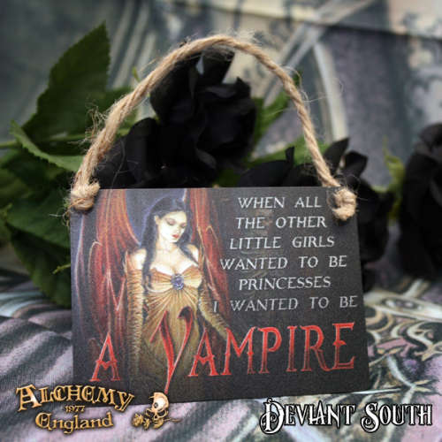 Alchemy Gothic AG-ALHS15 When all the other little girls... Mini Metal Sign