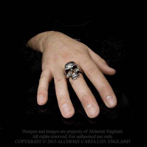 Alchemy Gothic AG-R174 Ruination Skull ring - UK Size: W