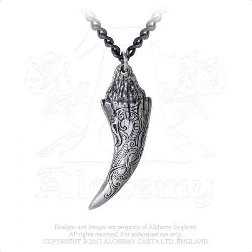 Alchemy Gothic P835 Froda`s Dragon-Tooth pewter necklace