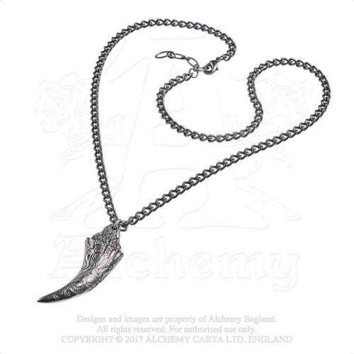 Alchemy Gothic P835 Froda`s Dragon-Tooth pewter necklace