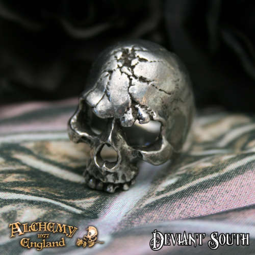 Alchemy Gothic AG-R174 Ruination Skull ring - UK Size: W