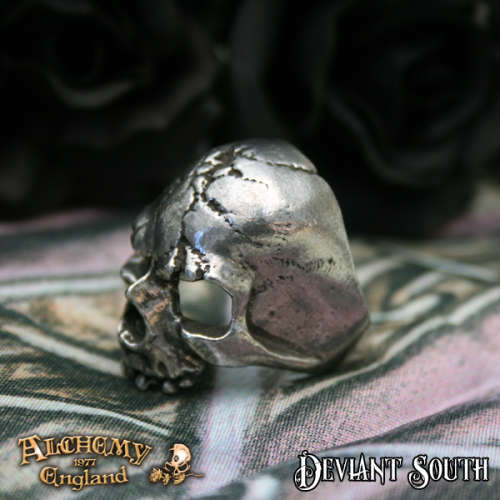 Alchemy Gothic AG-R174 Ruination Skull ring - UK Size: W