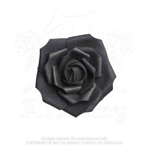 Alchemy Gothic ROSE4 Small Black Rose Head