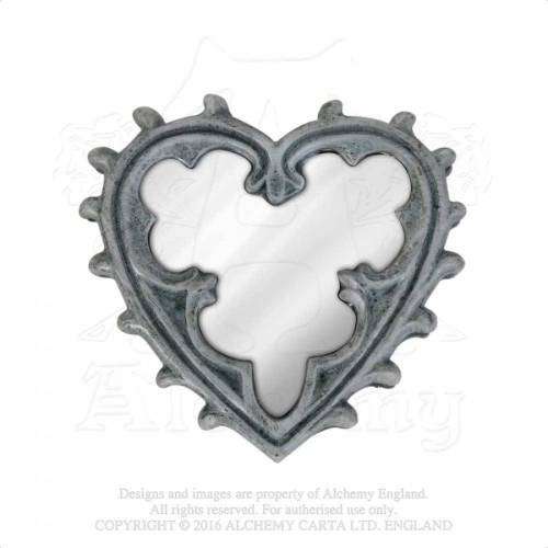 Alchemy Gothic V38 Gothic Heart Compact Mirror (Resin Compact Mirror)
