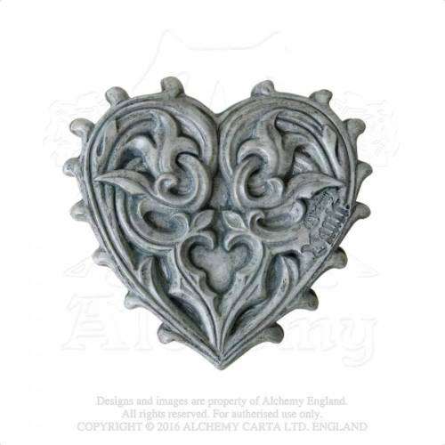 Alchemy Gothic V38 Gothic Heart Compact Mirror (Resin Compact Mirror)