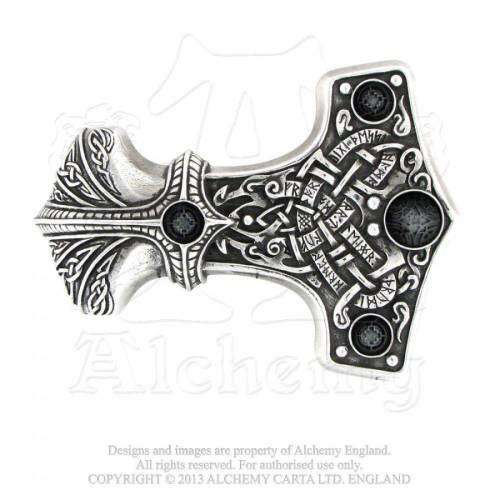 Alchemy Gothic B96 Thunder Hammer Buckle (belt not included)