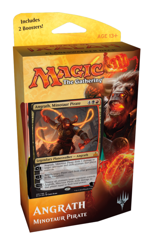 Magic: The Gathering Rivals of Ixalan Planeswalker 60-Card Deck - Angrath