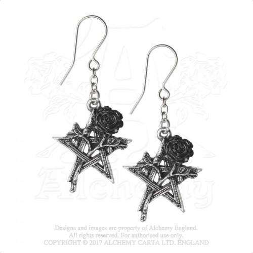 Alchemy Gothic E402 Ruah Vered earrings (pair) -- Fine English Pewter