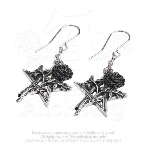 Alchemy Gothic E402 Ruah Vered earrings (pair) -- Fine English Pewter
