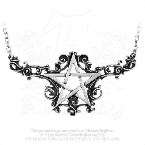 Alchemy Gothic P822 Talismanik pewter pendant necklace