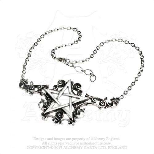 Alchemy Gothic P822 Talismanik pewter pendant necklace