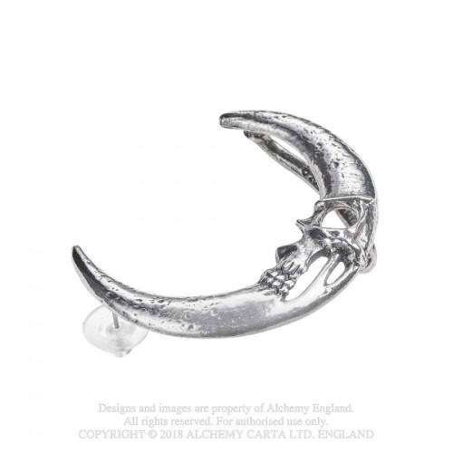 Last Chance! Alchemy Gothic E418 Moonskull ear-cuff