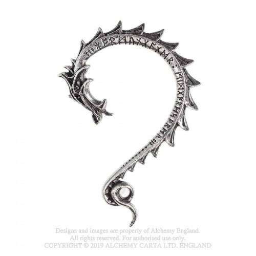 Alchemy Gothic E436 Jormungand ear-wrap (left)