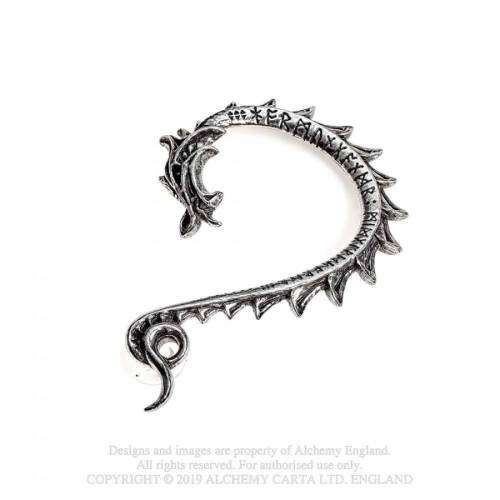 Alchemy Gothic E436 Jormungand ear-wrap (left)