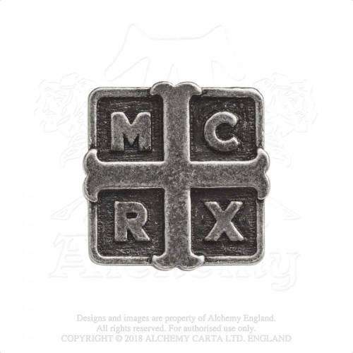 Last Chance! Alchemy Gothic PC508 My Chemical Romance: Cross pin badge brooch