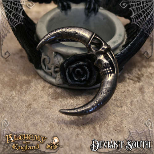 Last Chance! Alchemy Gothic E418 Moonskull ear-cuff