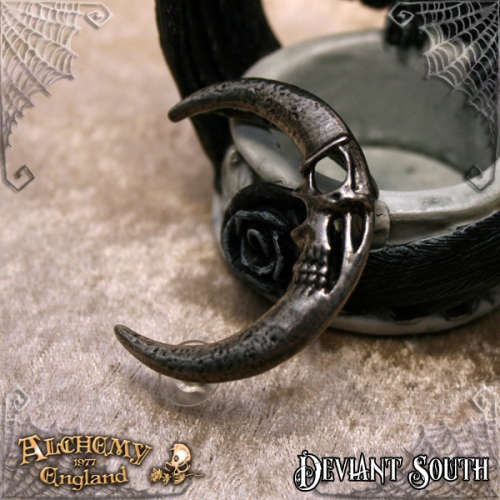 Last Chance! Alchemy Gothic E418 Moonskull ear-cuff