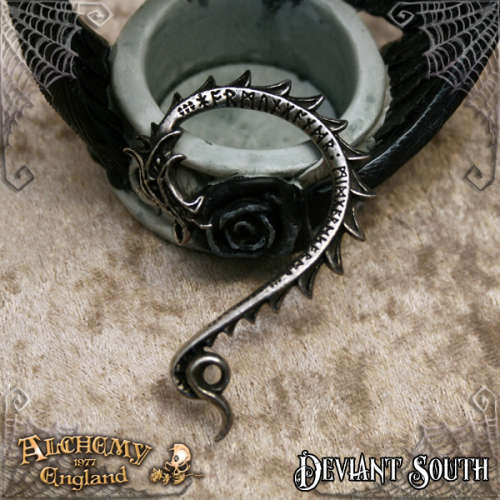 Alchemy Gothic E436 Jormungand ear-wrap (left)