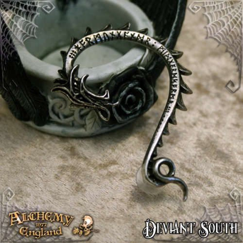 Alchemy Gothic E436 Jormungand ear-wrap (left)