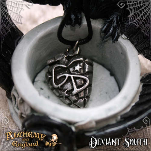 Last Chance! Alchemy Gothic PP512 Green Day: Grenade necklace