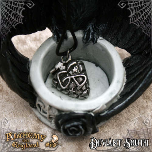 Last Chance! Alchemy Gothic PP512 Green Day: Grenade necklace
