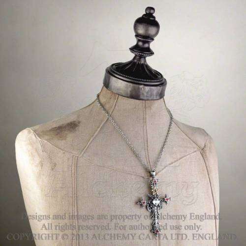 Necklaces - Alchemy Gothic P397 Illuminati Cross pendant