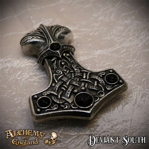 Alchemy Gothic B96 Thunder Hammer Buckle (belt not included)