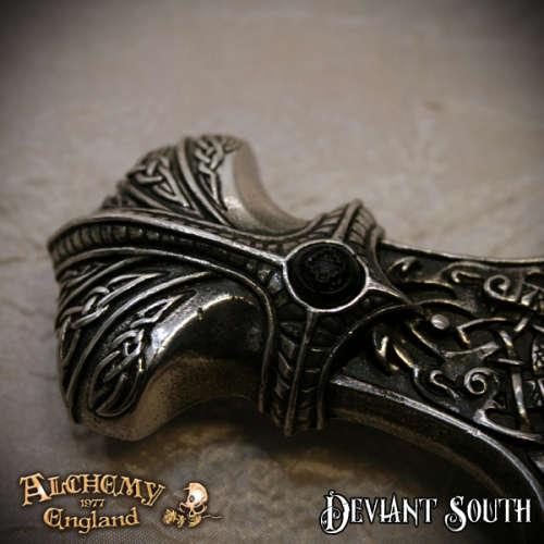 Alchemy Gothic B96 Thunder Hammer Buckle (belt not included)