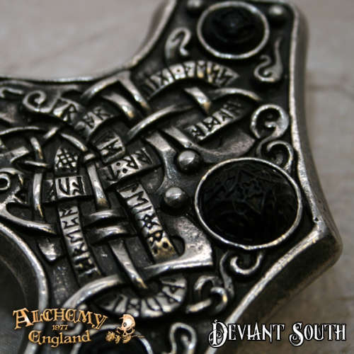 Alchemy Gothic B96 Thunder Hammer Buckle (belt not included)