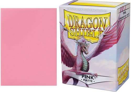 Dragon Shield Matte Standard Sized Card Sleeves - Pink (100)