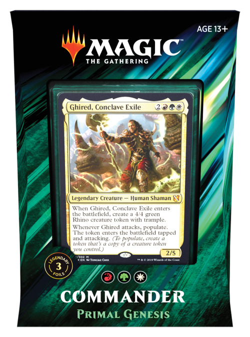 Magic: The Gathering Commander 2019 Deck - Primal Genesis