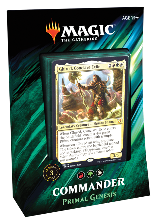 Magic: The Gathering Commander 2019 Deck - Primal Genesis