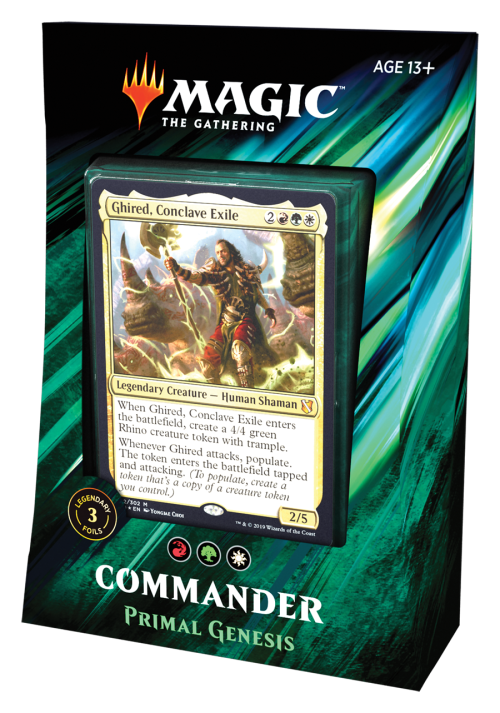 Magic: The Gathering Commander 2019 Deck - Primal Genesis