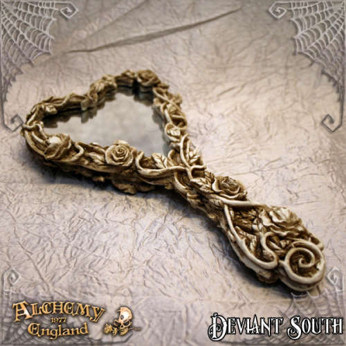 Alchemy Gothic V9 Fate of Narcissus Hand Mirror (resin) 