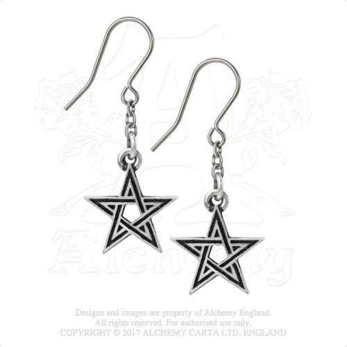 Alchemy Gothic E395 Black Star (pair)