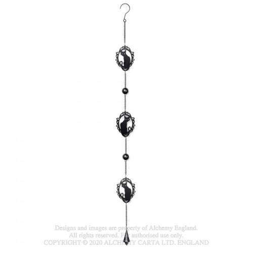 Alchemy Gothic HD20 Cat Silhouette Hanging Decoration