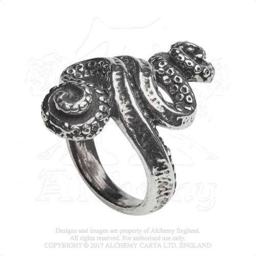 Alchemy Gothic AG-R221 Kraken ring - Size: Y (UK) | 12 (US)