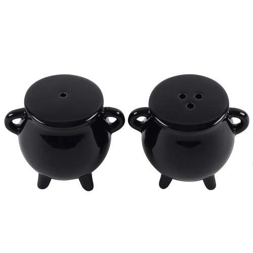 NEW - IN STOCK - Black Cauldron Cruet Set