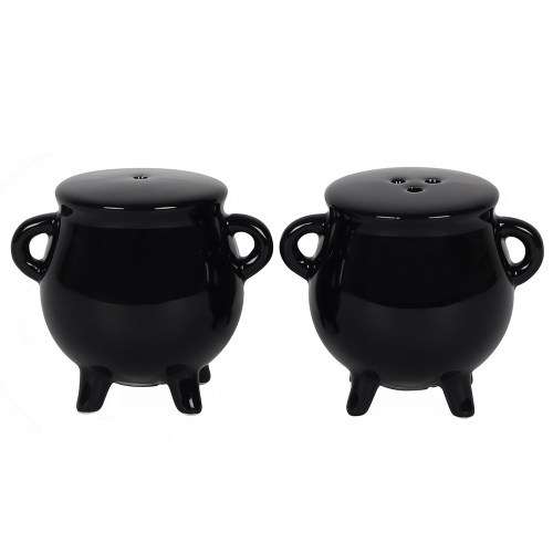 NEW - IN STOCK - Black Cauldron Cruet Set